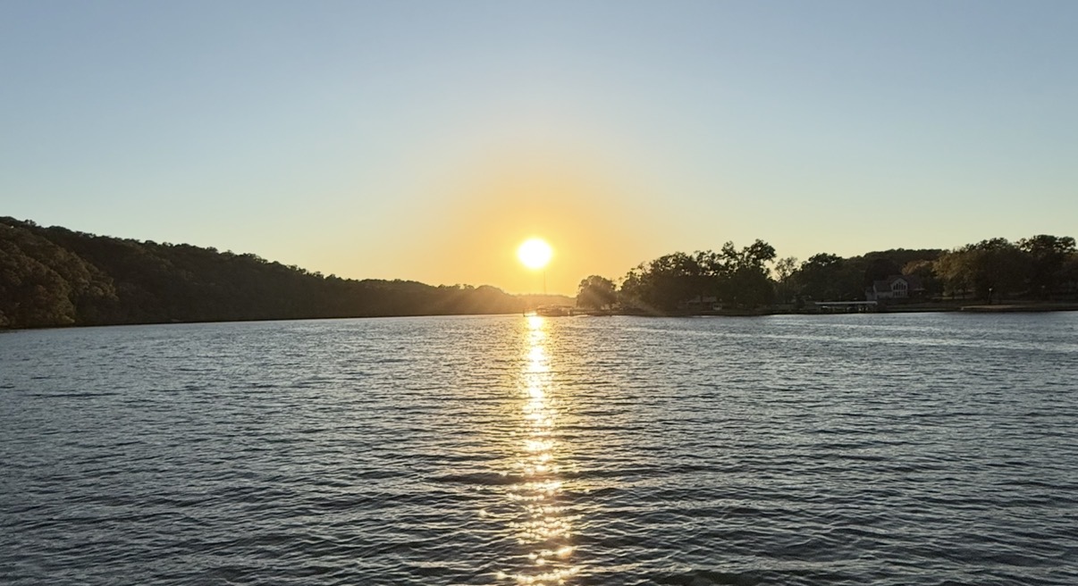 Sunset over Lake of the Ozarks